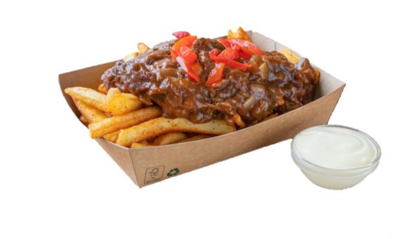 Gourmet frites met stoofvlees